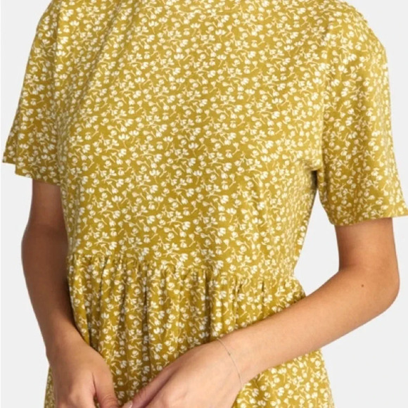 NWT RVCA City Vibes Babydoll Mini Dress Size M/10 - Picture 15 of 15